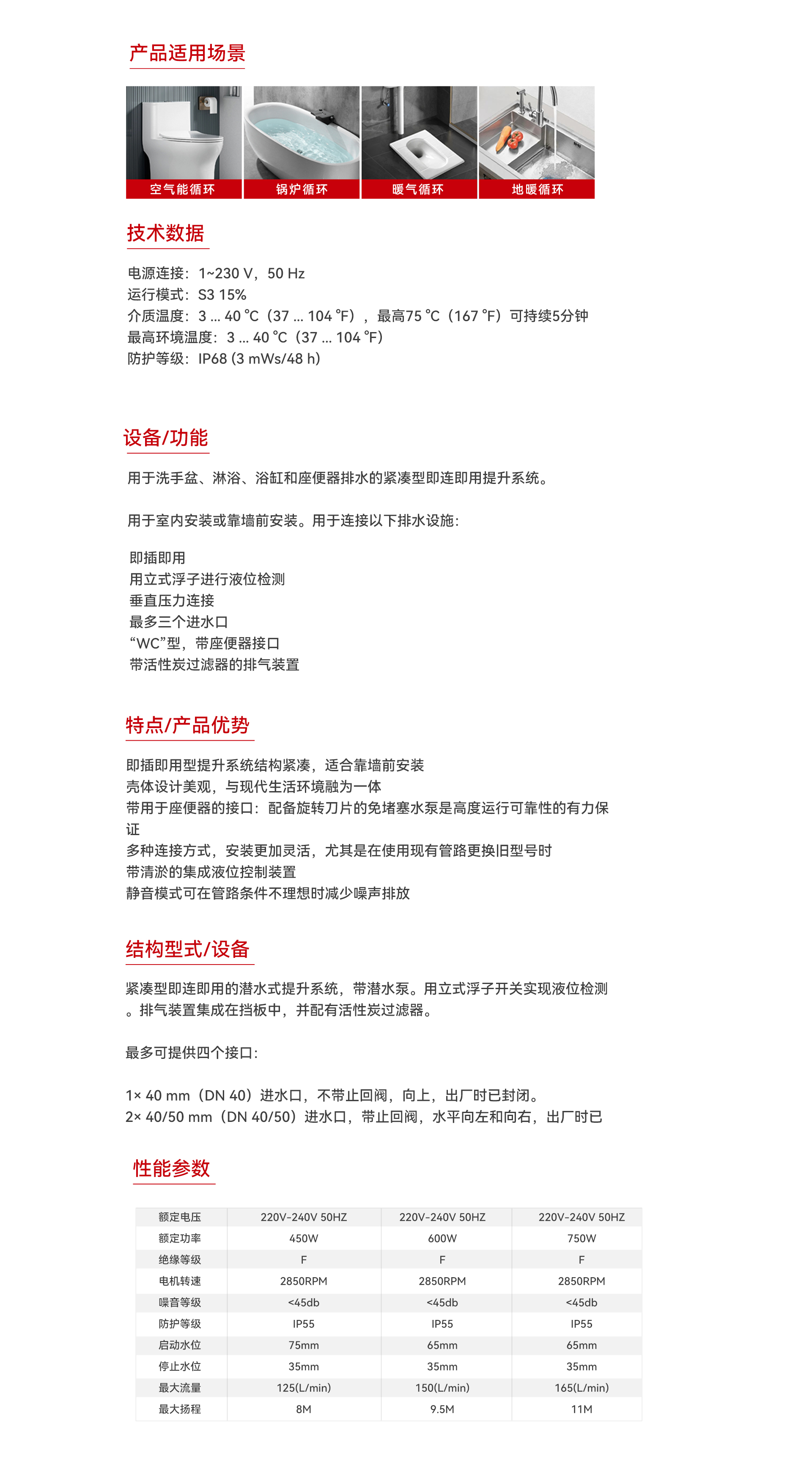 污水提升器